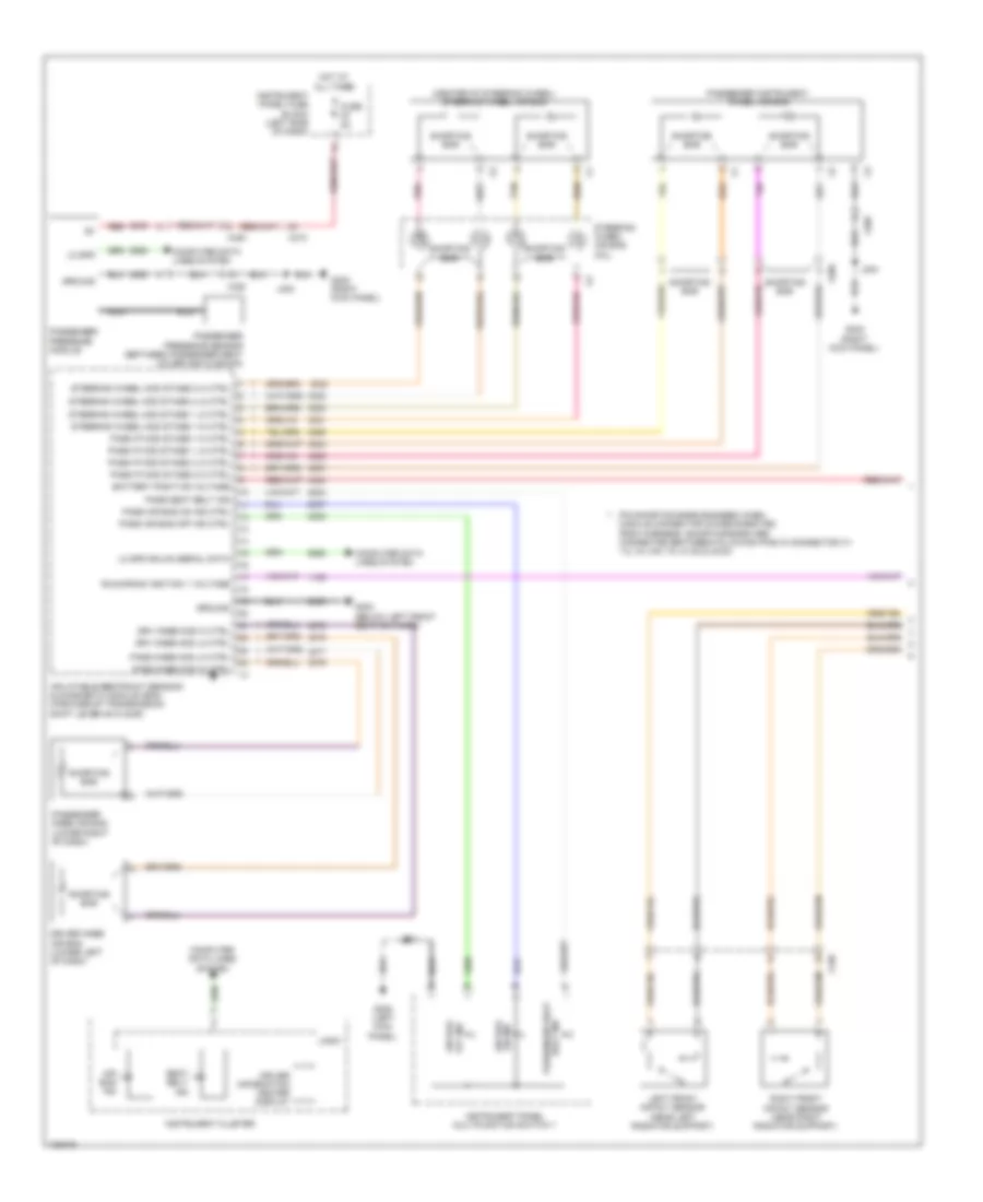 Supplemental Restraints Wiring Diagram 1 of 3 for Chevrolet Malibu LT 2013
