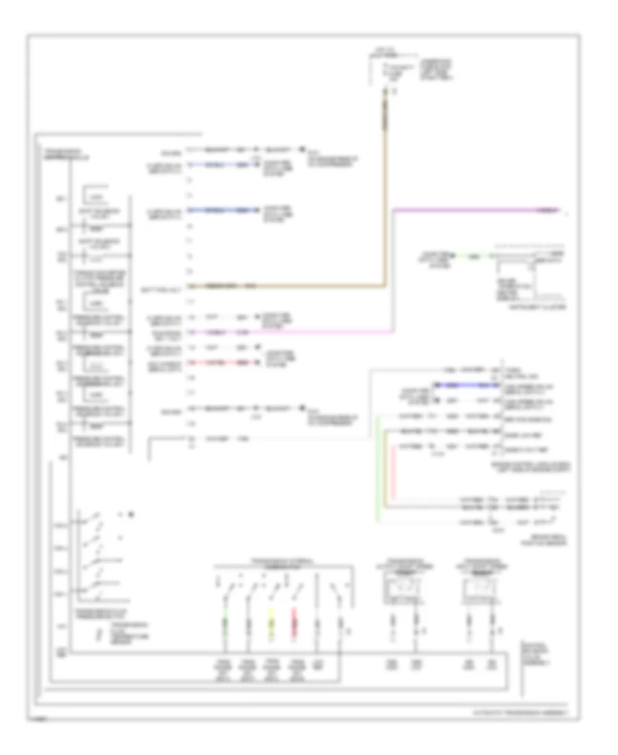 2 0L VIN X Transmission Wiring Diagram 1 of 2 for Chevrolet Malibu LT 2013
