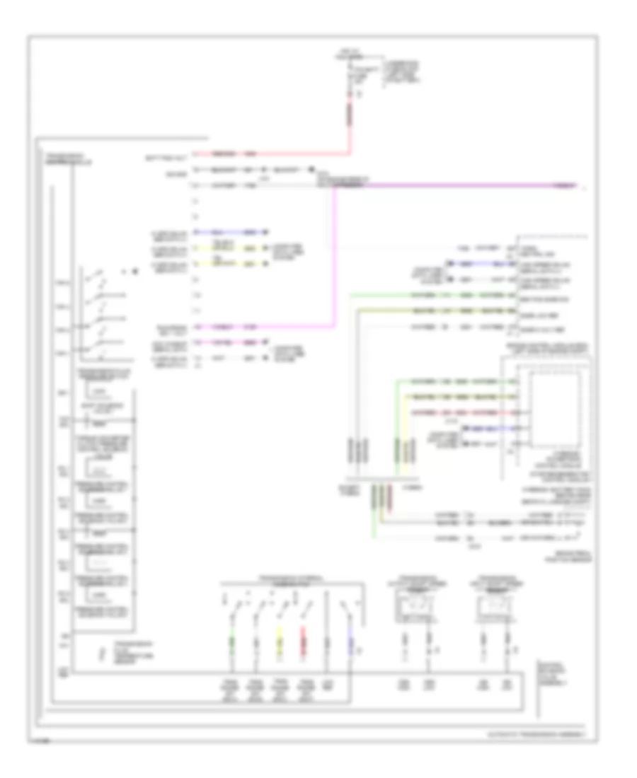 2 4L VIN R Transmission Wiring Diagram 1 of 2 for Chevrolet Malibu LT 2013