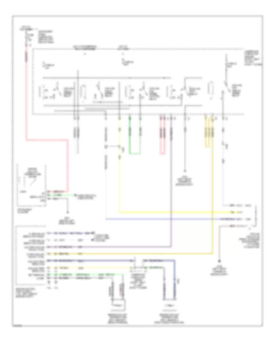 Cooling Fan Wiring Diagram for Chevrolet Cruze LS 2012
