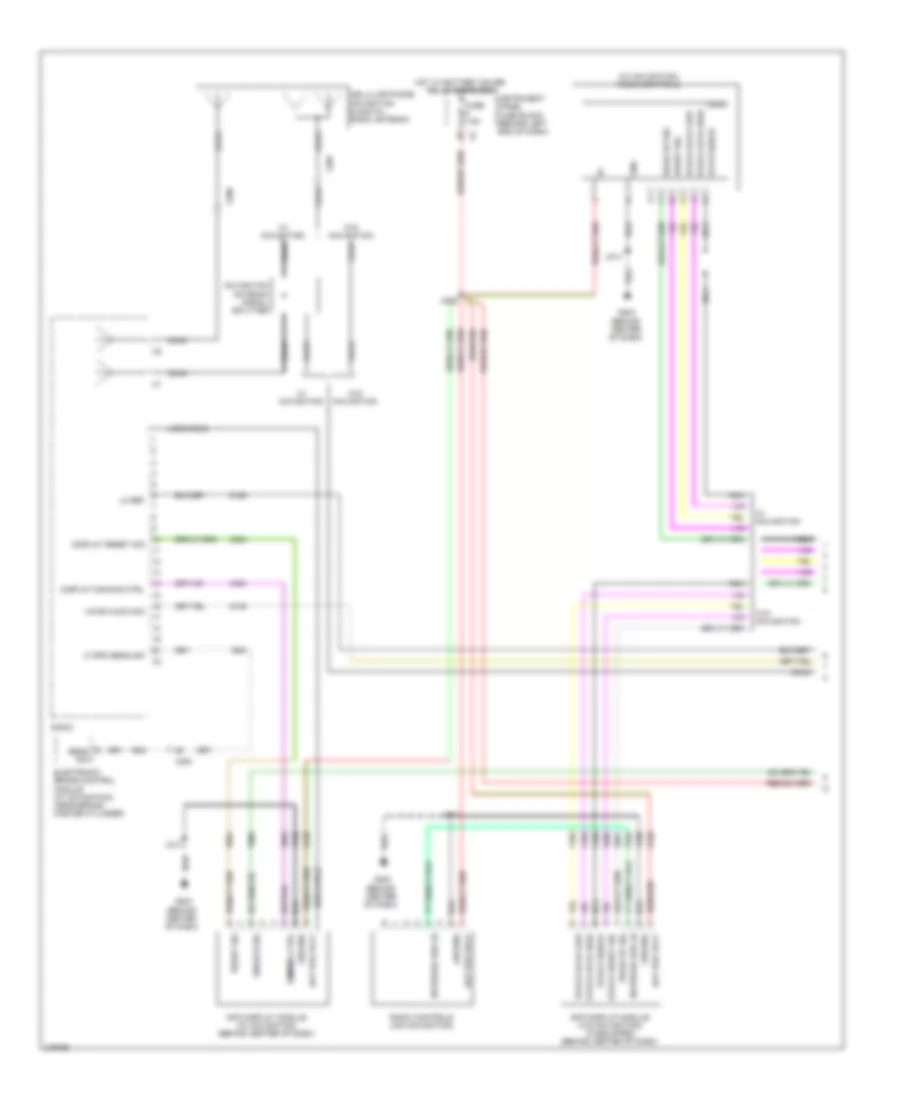 Radio Wiring Diagram with Amplifier 1 of 3 for Chevrolet Cruze LS 2012