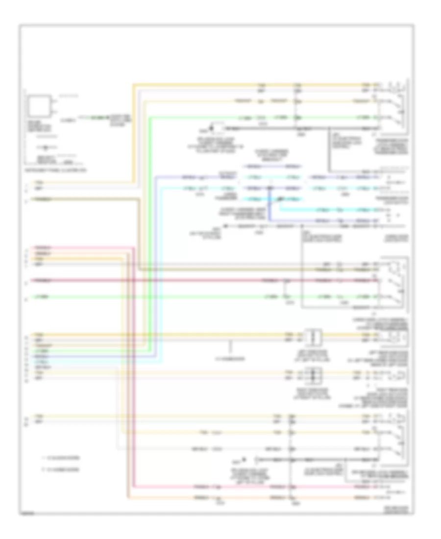 Forced Entry Wiring Diagram (2 of 2) for Chevrolet Chevy Express G2500 2011