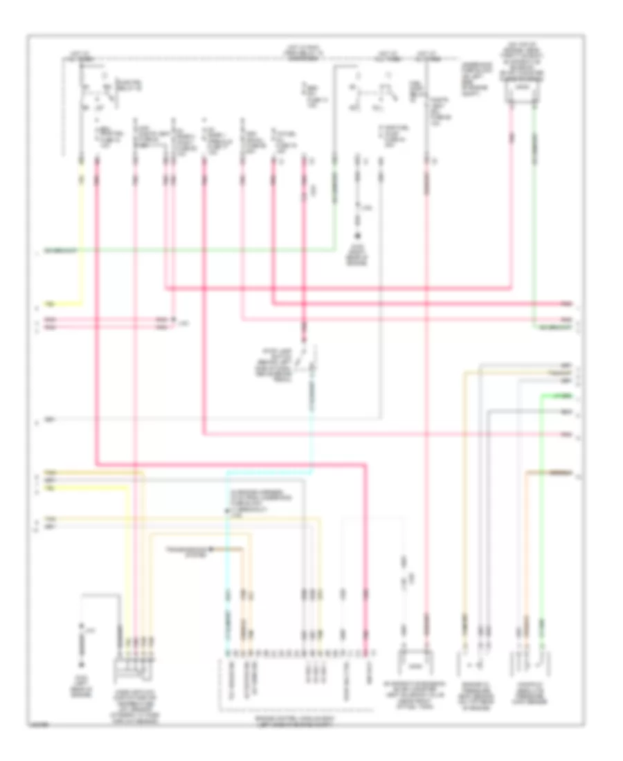 4.3L VIN X, Engine Performance Wiring Diagram (2 of 3) for Chevrolet Chevy Express G2500 2011