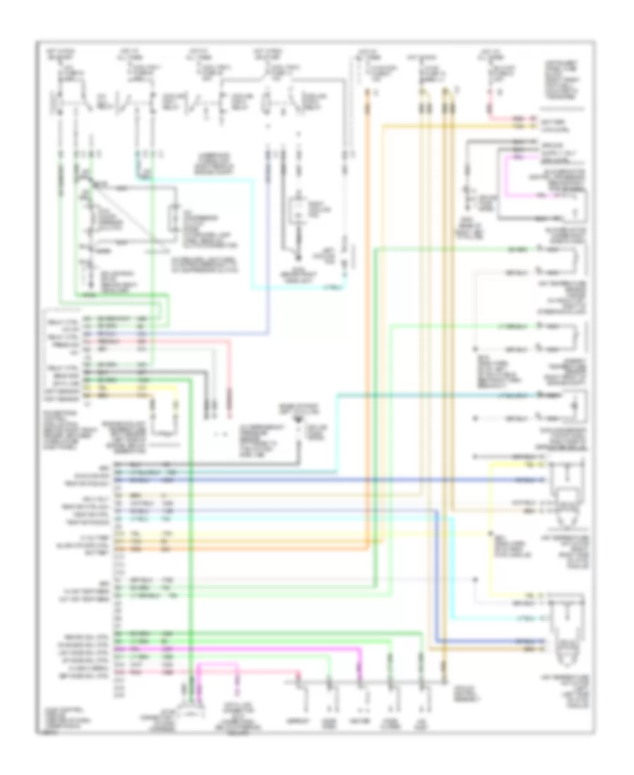 Automatic AC Wiring Diagram for Chevrolet Corvette Z06 2003