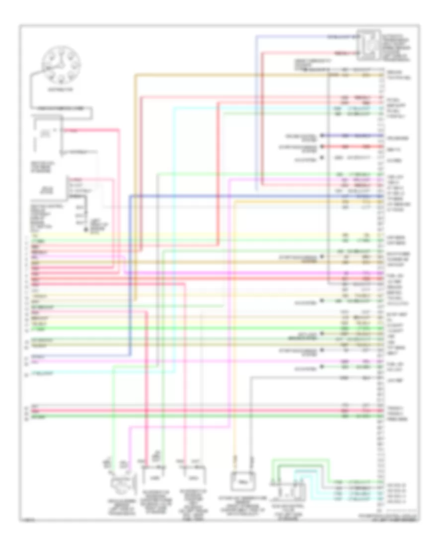 5 7L VIN R Engine Performance Wiring Diagrams 4 of 4 for Chevrolet Chevy Express G2001 3500