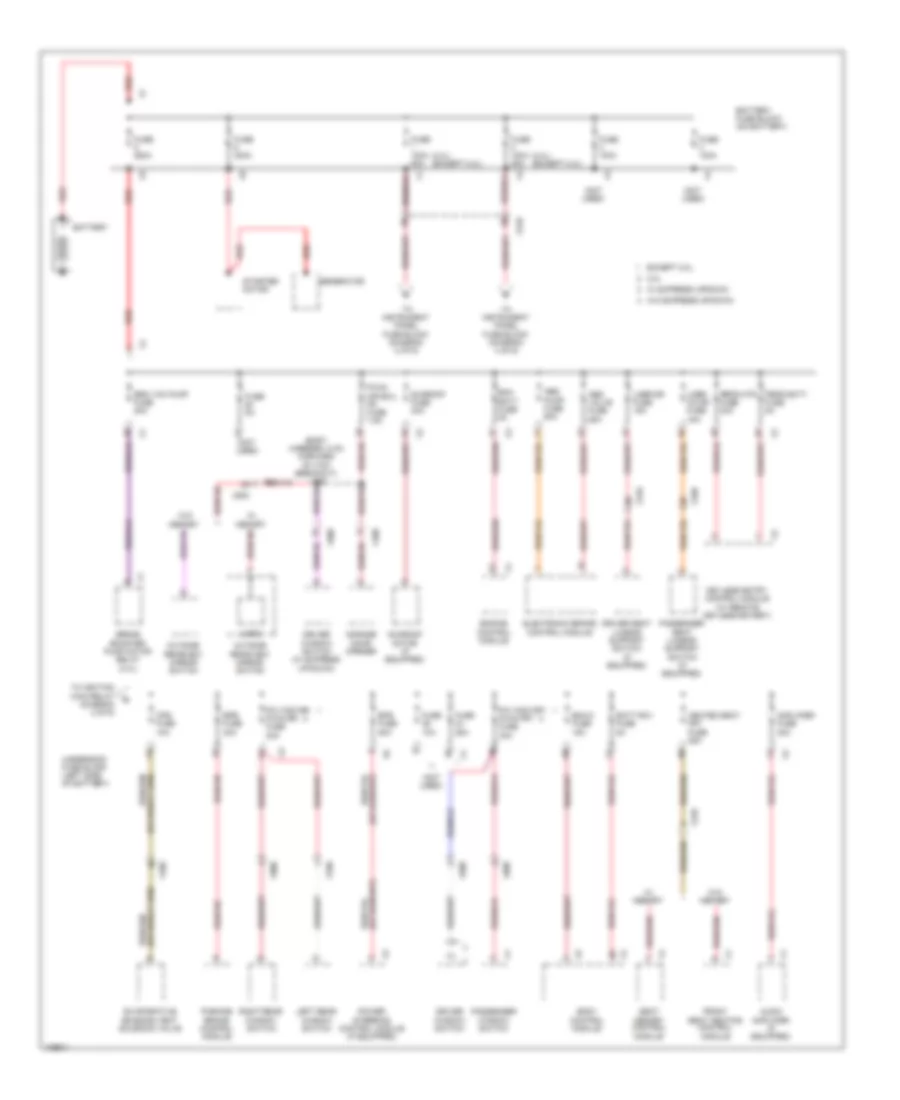 Power Distribution Wiring Diagram 1 of 6 for Chevrolet Malibu LTZ 2013