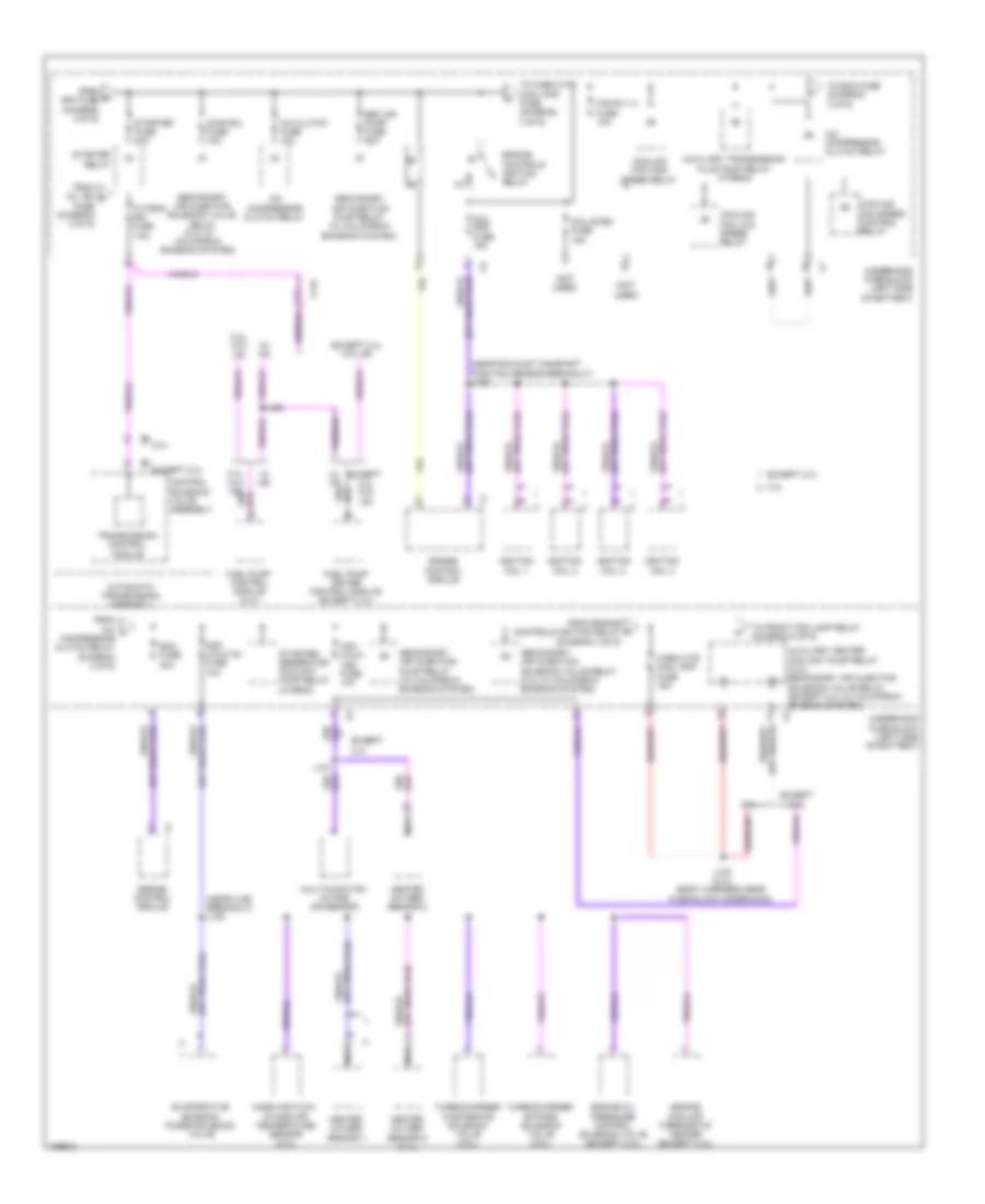 Power Distribution Wiring Diagram (3 of 6) for Chevrolet Malibu LTZ 2013