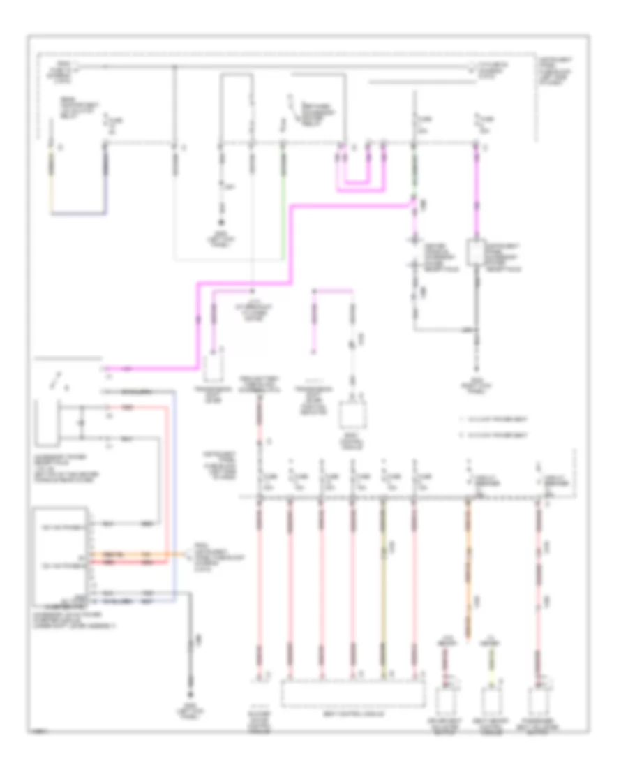 Power Distribution Wiring Diagram (4 of 6) for Chevrolet Malibu LTZ 2013