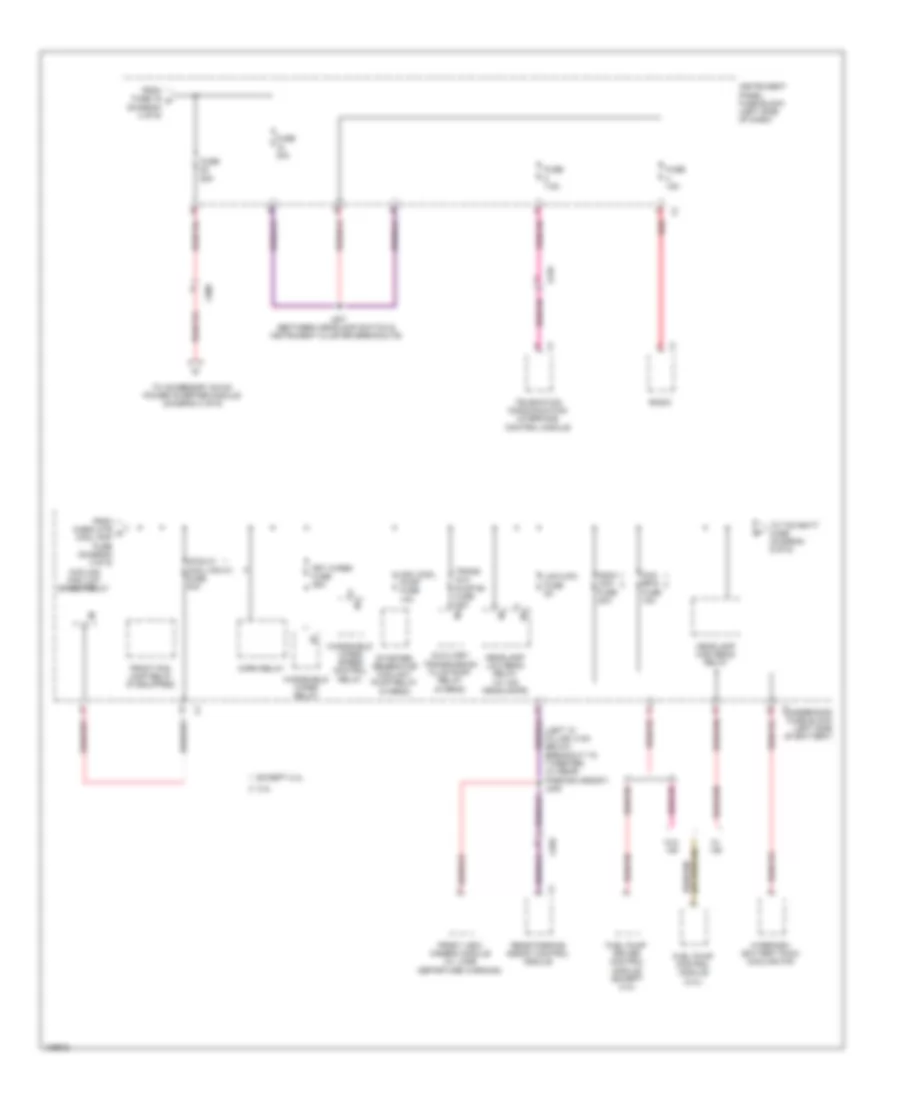 Power Distribution Wiring Diagram 5 of 6 for Chevrolet Malibu LTZ 2013