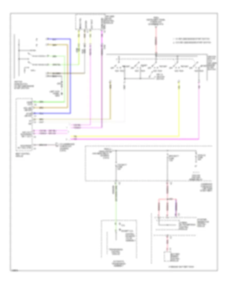 Power Distribution Wiring Diagram 6 of 6 for Chevrolet Malibu LTZ 2013
