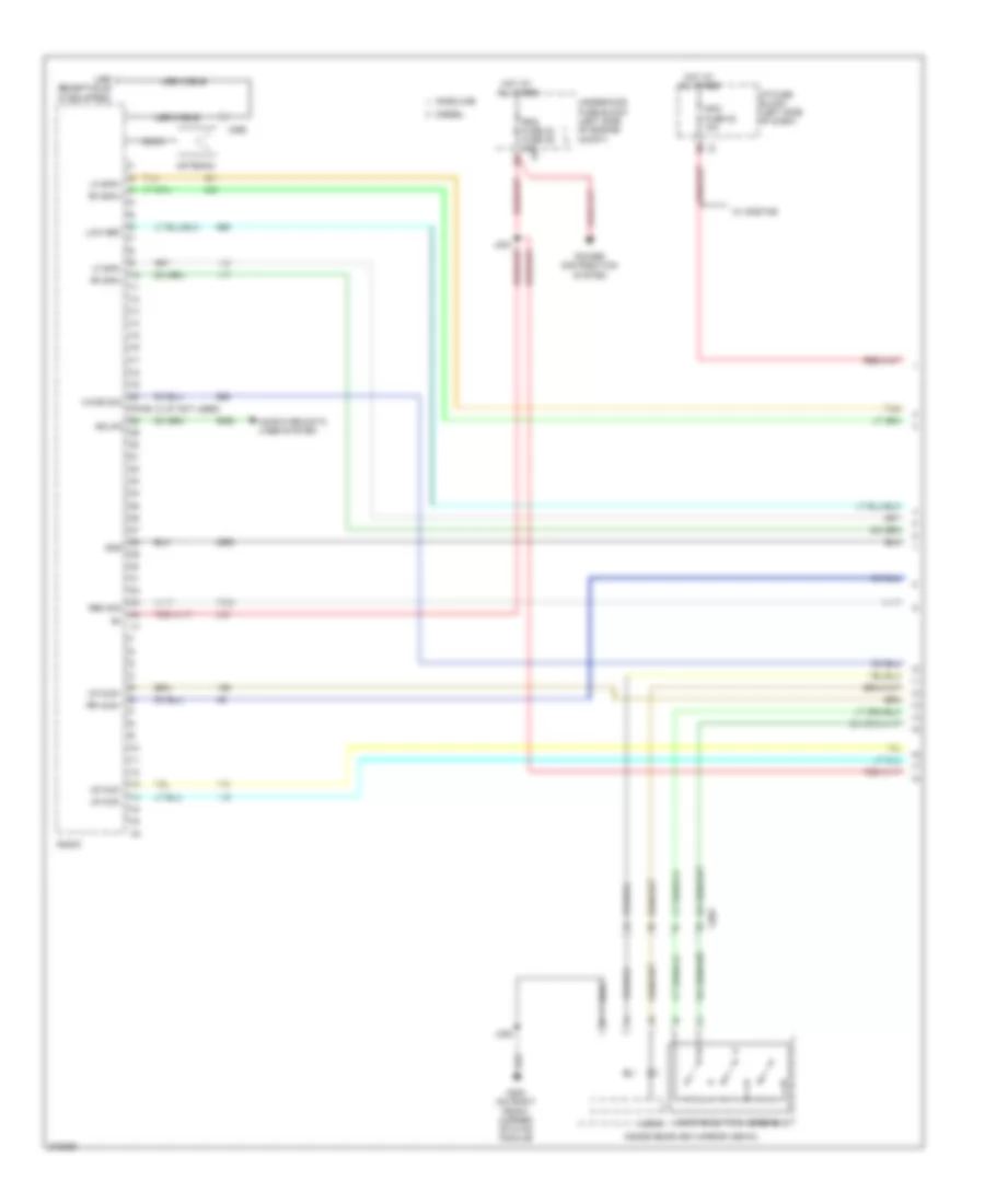 Navigation Wiring Diagram, with UYS, Y91  without UQA (1 of 4) for Chevrolet Silverado 1500 2012