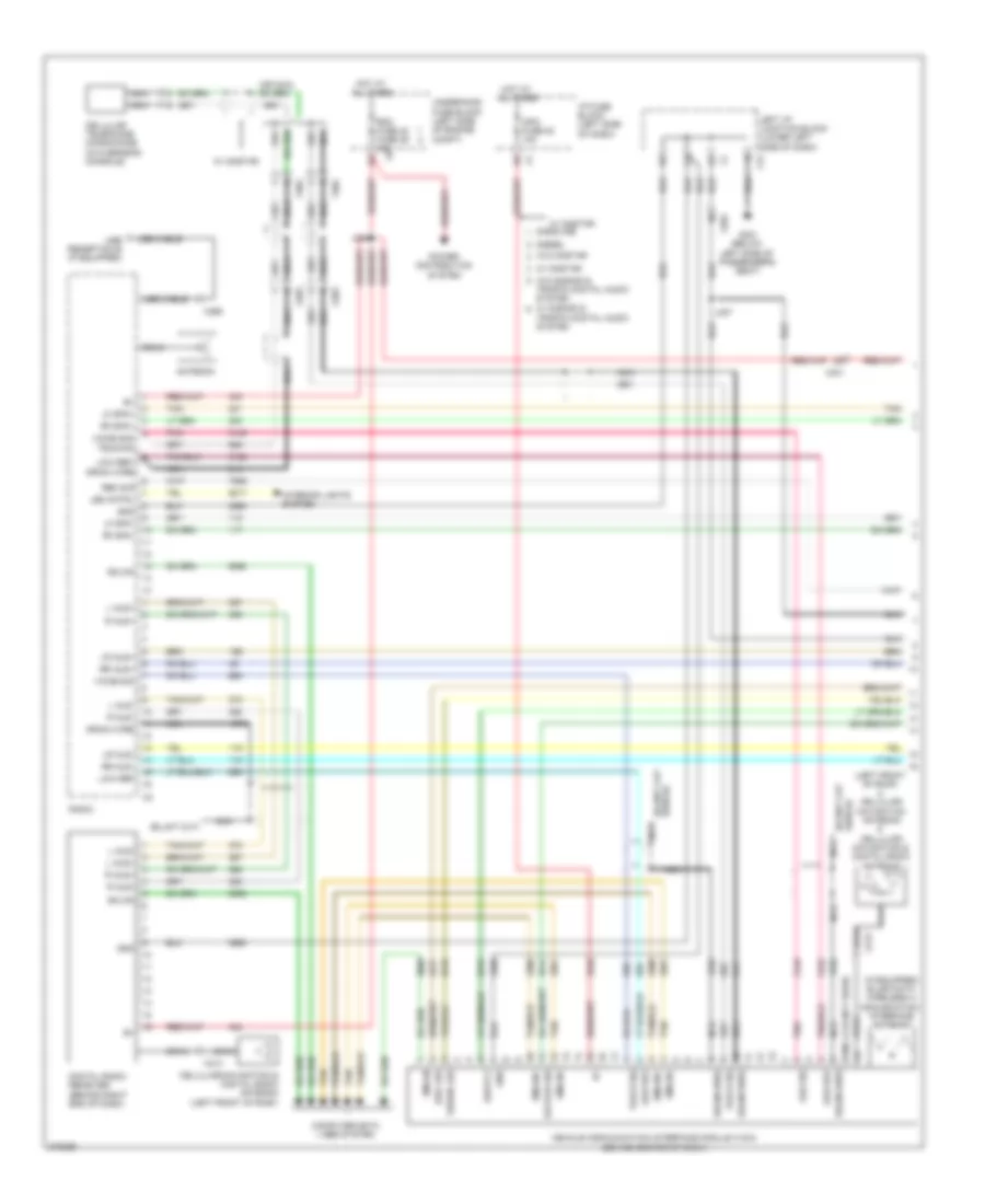 Navigation Wiring Diagram, with Y91, without UYS  UQA (1 of 3) for Chevrolet Silverado 1500 2012