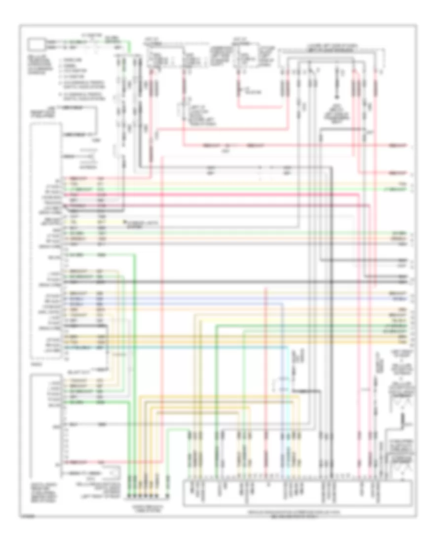 Navigation Wiring Diagram, without UYS, Y91  with UQA (1 of 3) for Chevrolet Silverado 1500 2012