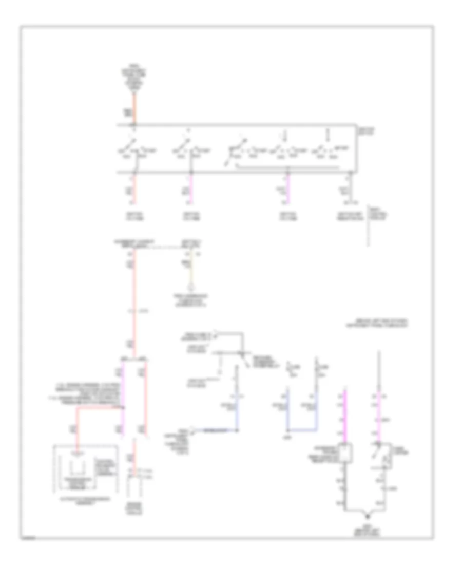 Power Distribution Wiring Diagram 4 of 4 for Chevrolet Cruze LT 2012