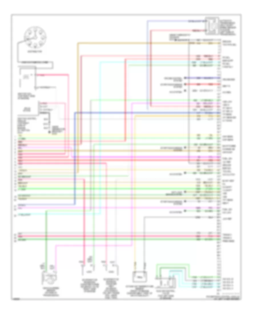 5.0L VIN M, Engine Performance Wiring Diagrams (4 of 4) for Chevrolet Chevy Express G1500 2002