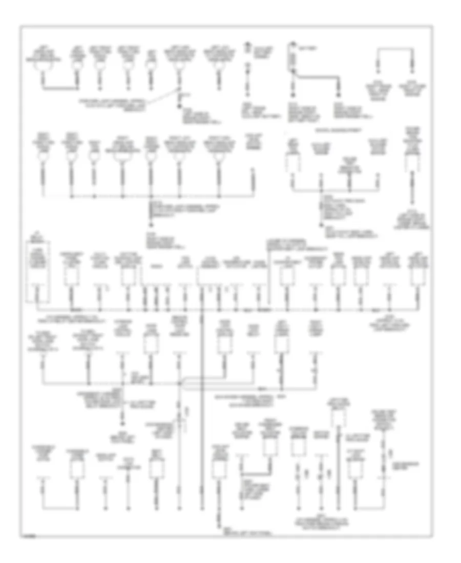 Ground Distribution Wiring Diagram 1 of 4 for Chevrolet Chevy Express G2002 1500