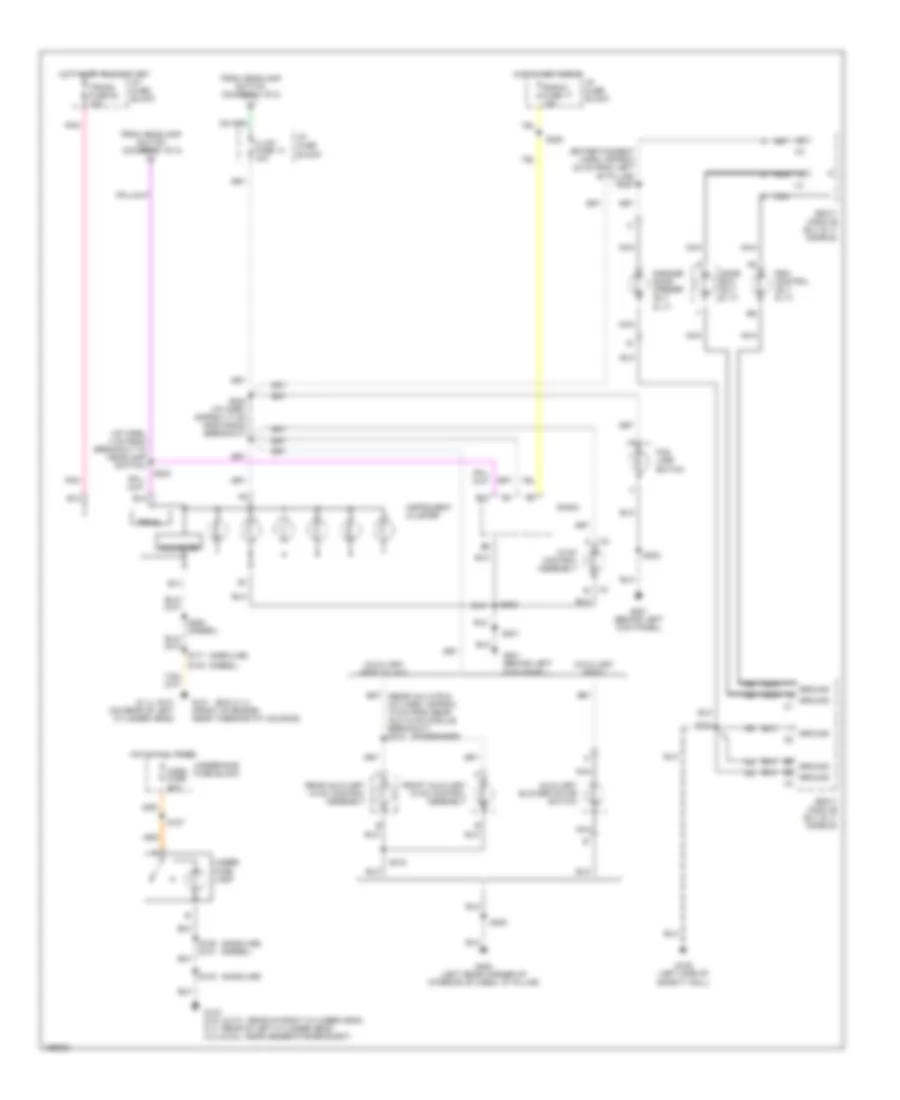 Interior Light Wiring Diagram (2 of 2) for Chevrolet Chevy Express G1500 2002