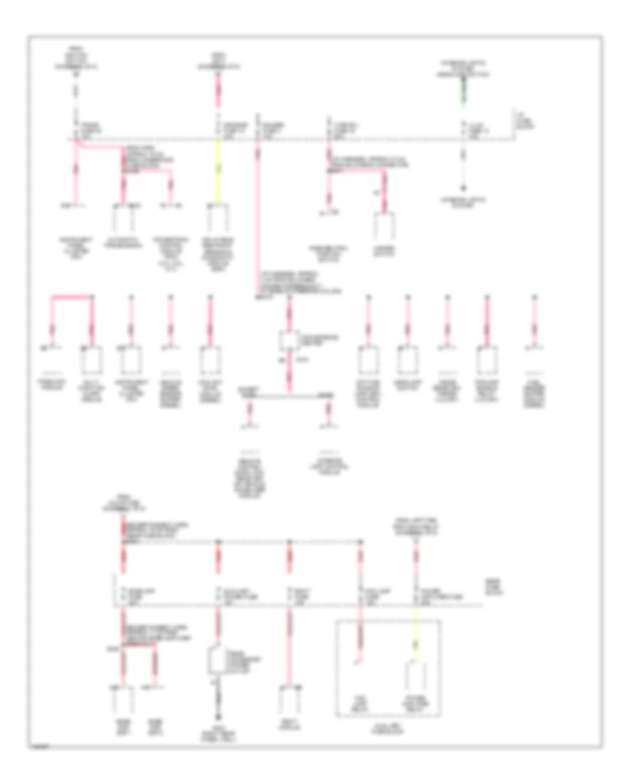 Power Distribution Wiring Diagram (4 of 5) for Chevrolet Chevy Express G1500 2002