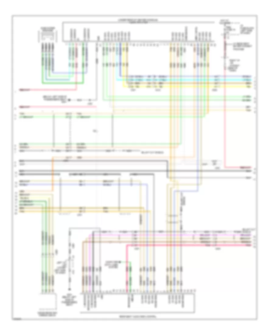 Radio Wiring Diagram, with UQA, without UYS  Y91 (2 of 3) for Chevrolet Silverado 1500 2012