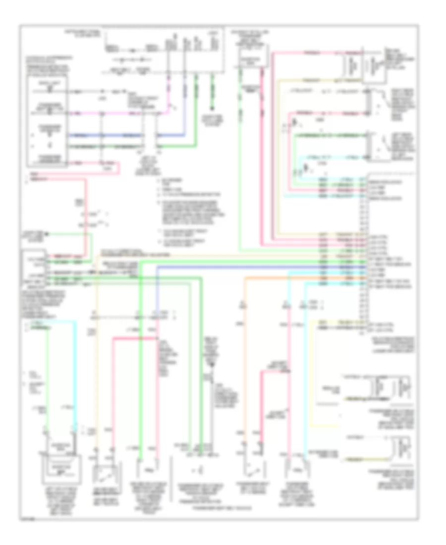 Supplemental Restraints Wiring Diagram 2 of 2 for Chevrolet Silverado 2012 1500