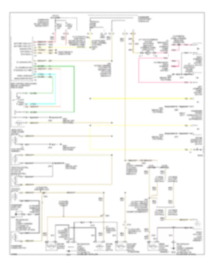 Instrument Illumination Wiring Diagram for Chevrolet Express 3500 2014