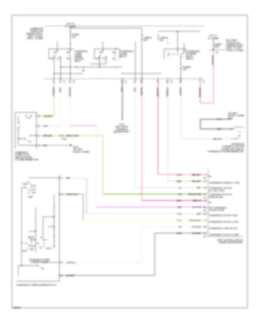 Электросхема стеклоочистителя, дворников и омывателя для Chevrolet Cruze LTZ 2012