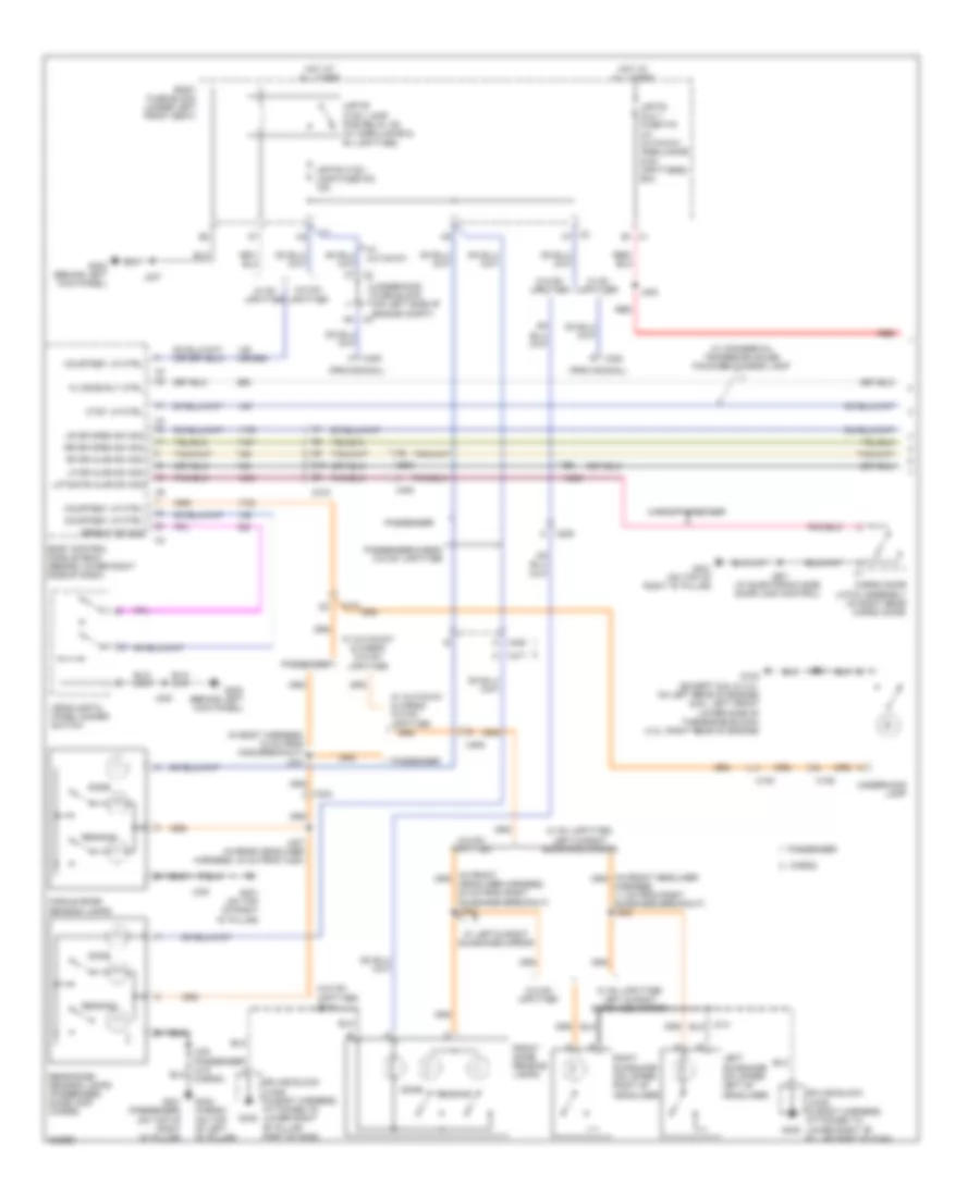 Courtesy Lamps Wiring Diagram 1 of 2 for Chevrolet Chevy Express H2011 1500