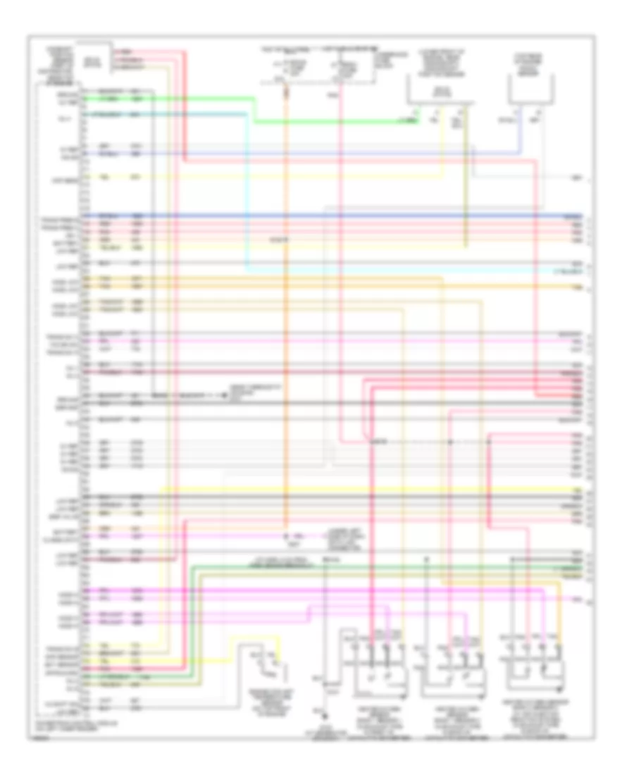 4 3L VIN W Engine Performance Wiring Diagrams 1 of 4 for Chevrolet Chevy Express G2002 2500