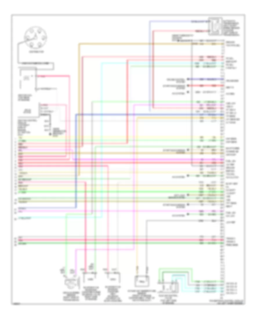 4 3L VIN W Engine Performance Wiring Diagrams 4 of 4 for Chevrolet Chevy Express G2002 2500