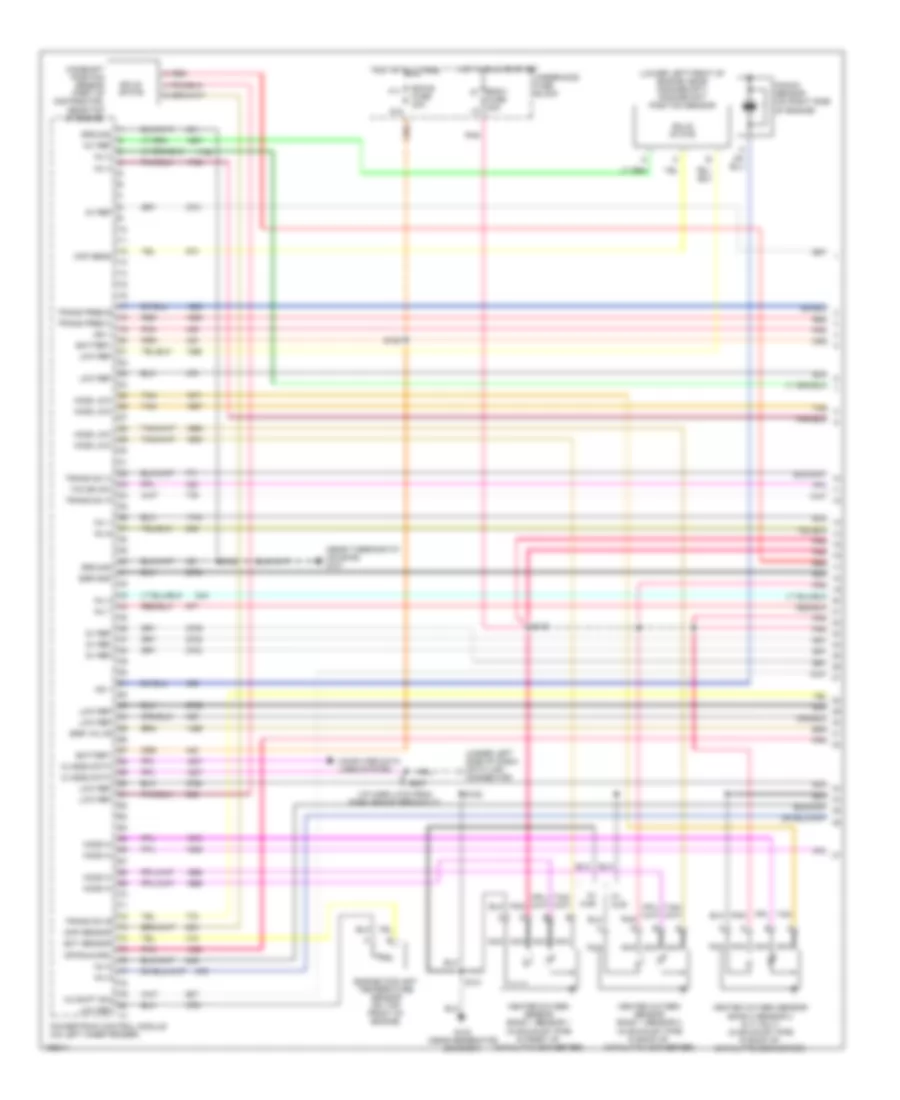 5.7L VIN R, Engine Performance Wiring Diagrams (1 of 4) for Chevrolet Chevy Express G2500 2002