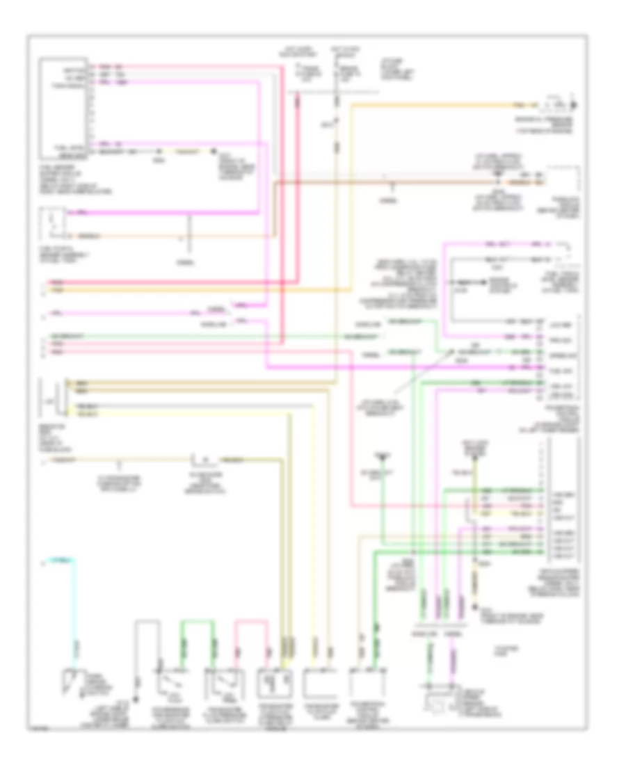 Instrument Cluster Wiring Diagram 2 of 2 for Chevrolet Chevy Express G2002 2500