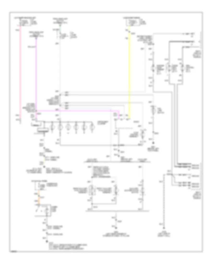 Interior Light Wiring Diagram 2 of 2 for Chevrolet Chevy Express G2002 2500