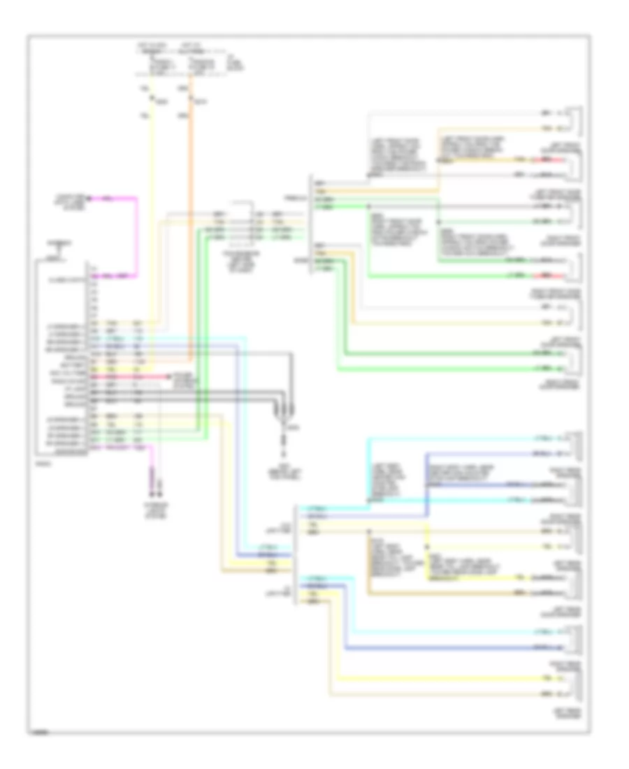 Radio Wiring Diagrams Except LT for Chevrolet Chevy Express G2002 2500