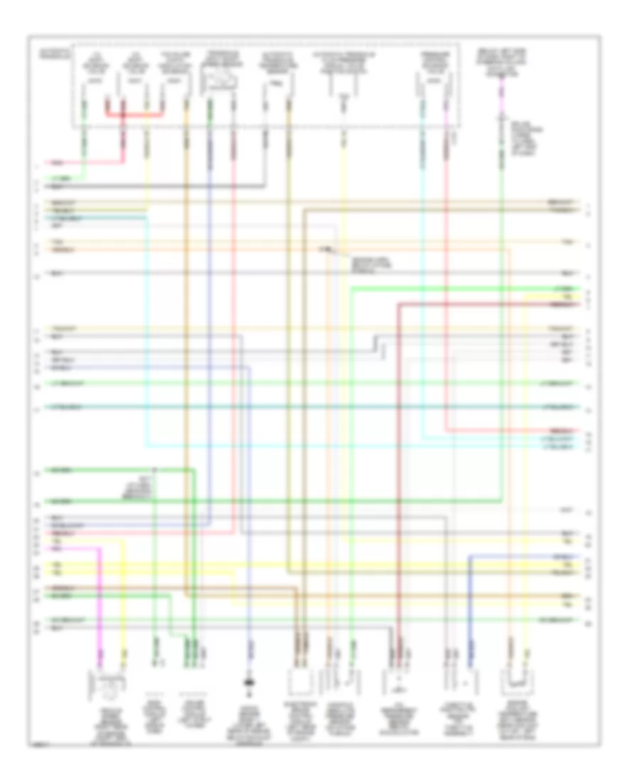 3.4L VIN E, Engine Performance Wiring Diagram (2 of 4) for Chevrolet Impala 2003