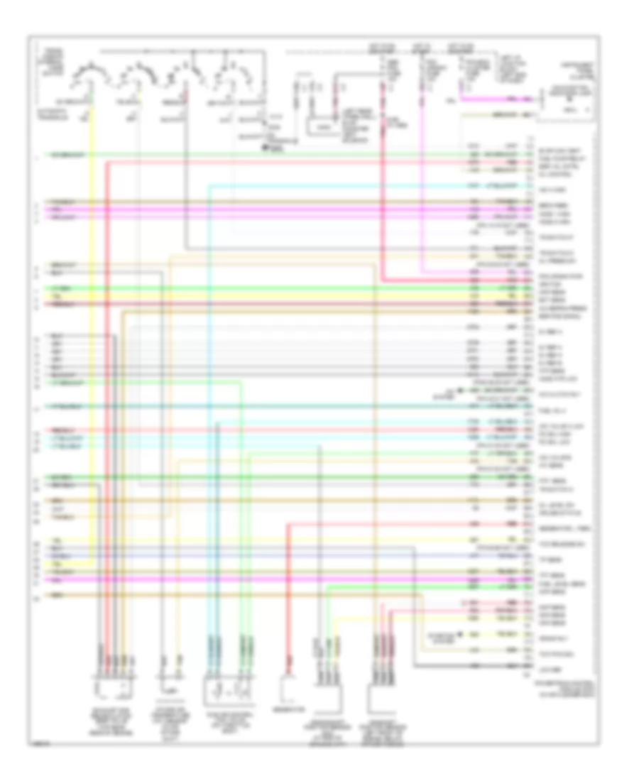 3.4L VIN E, Engine Performance Wiring Diagram (4 of 4) for Chevrolet Impala 2003