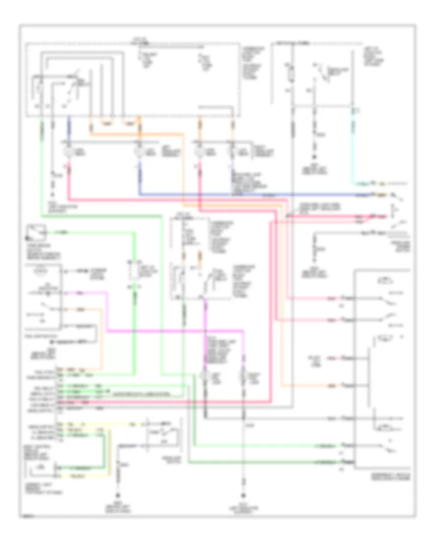 Headlights Wiring Diagram with Police Or Emergency Vehicle Option for Chevrolet Impala 2003
