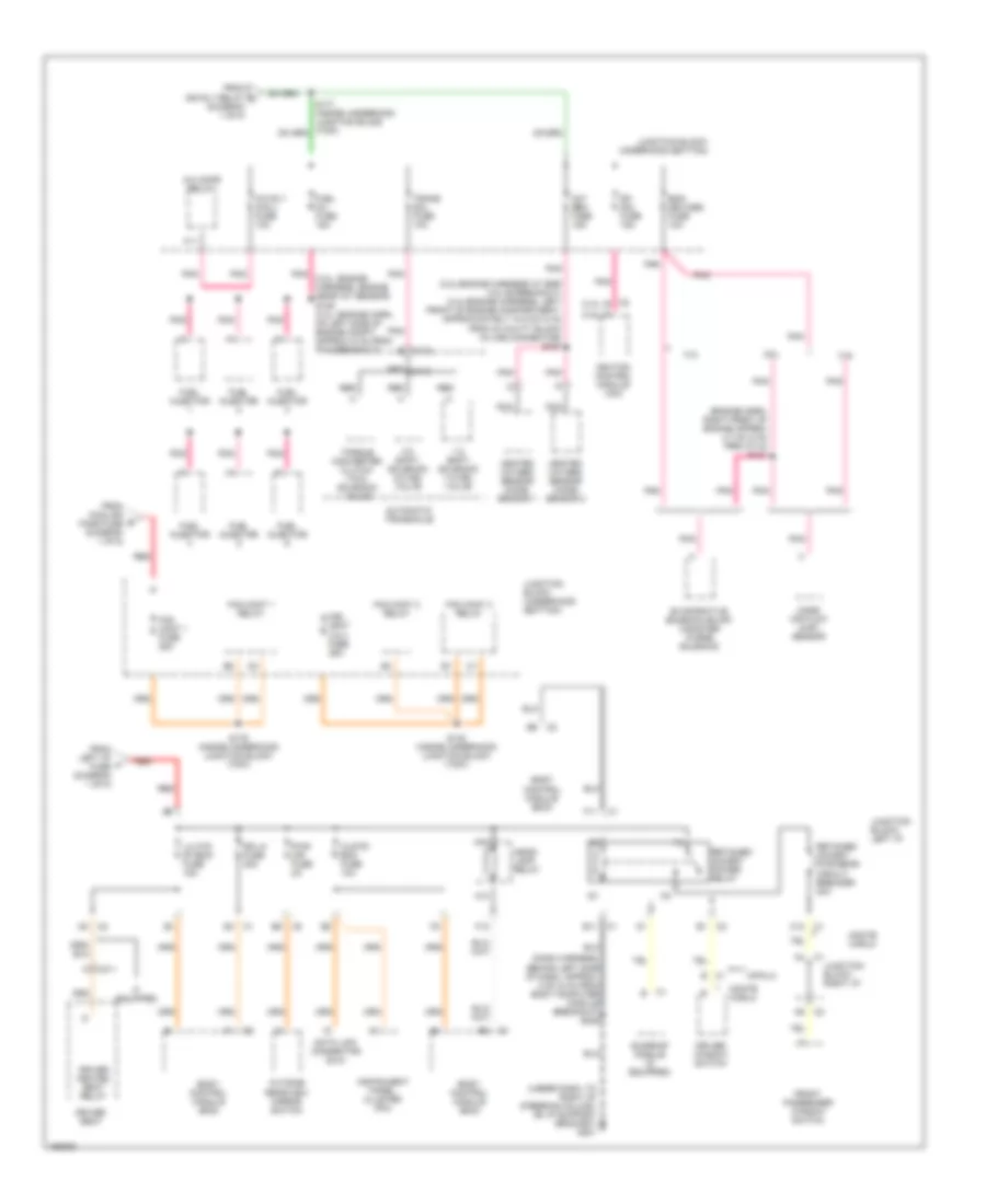Power Distribution Wiring Diagram (3 of 5) for Chevrolet Impala 2003