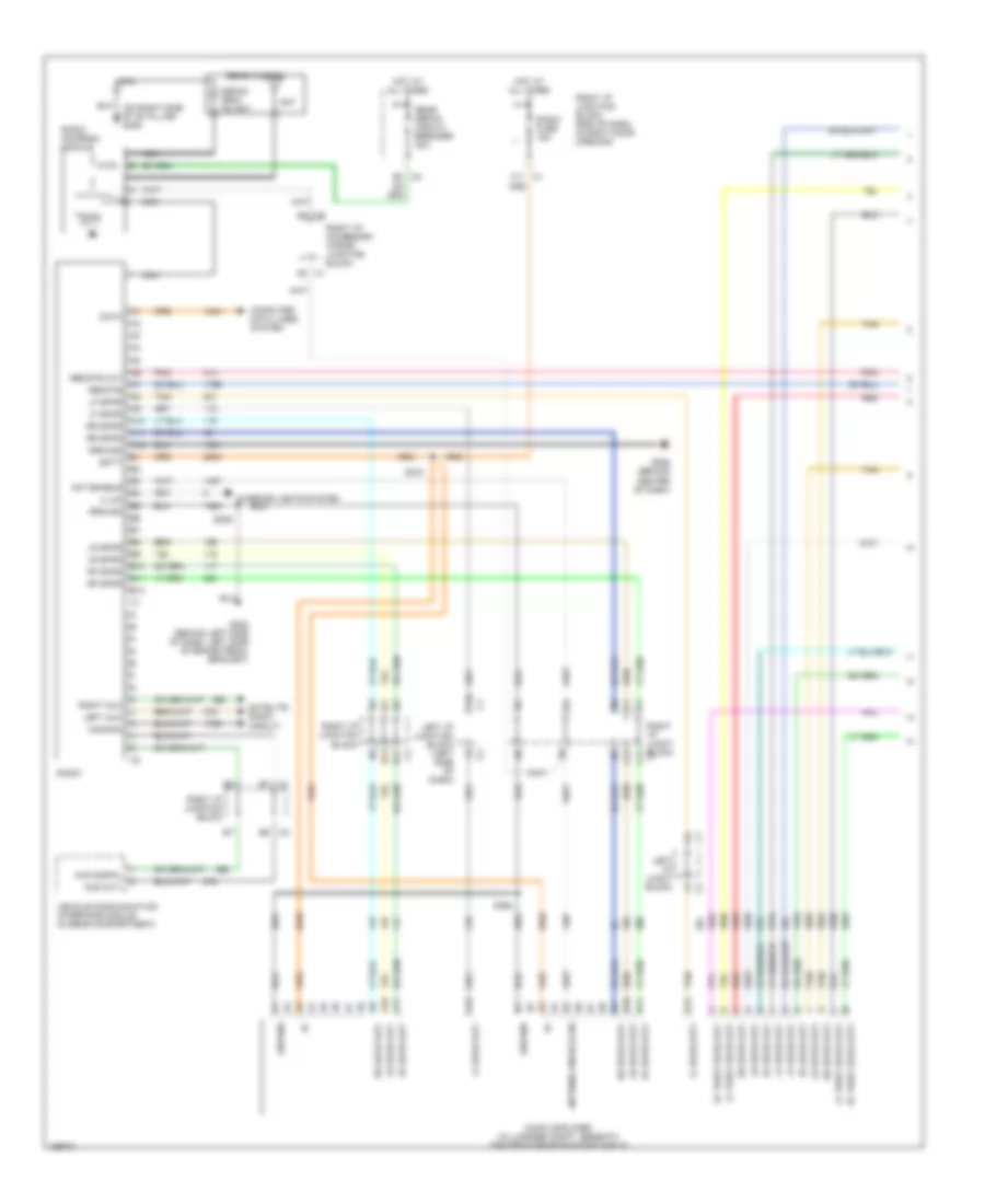 Radio Wiring Diagram with Amplifier 1 of 2 for Chevrolet Impala 2003