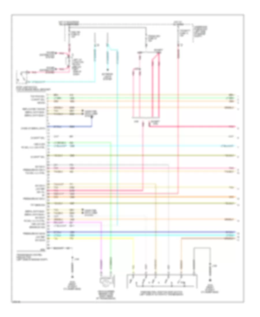 A T Wiring Diagram 1 of 2 for Chevrolet Avalanche 2008