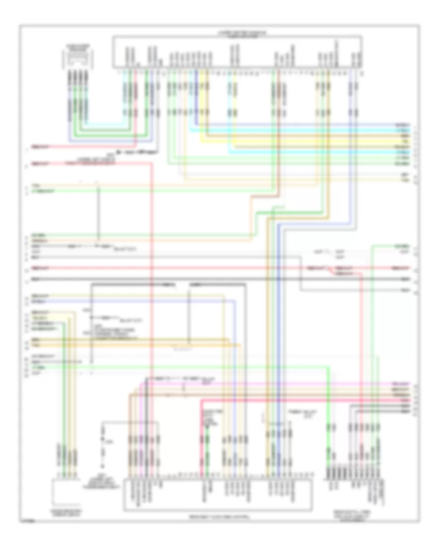 Radio Wiring Diagram, with Y91  with UQA (2 of 3) for Chevrolet Avalanche 2008