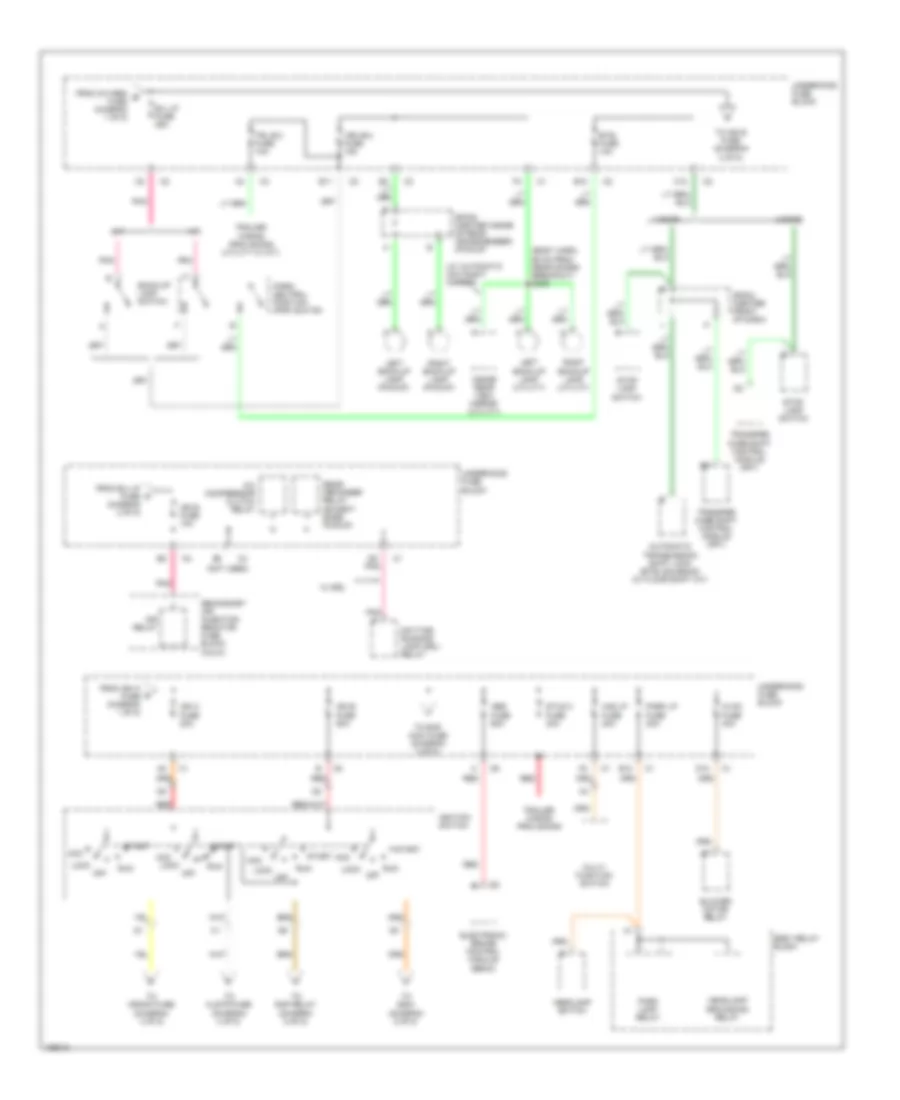 Power Distribution Wiring Diagram 2 of 5 for Chevrolet S10 Pickup 2004