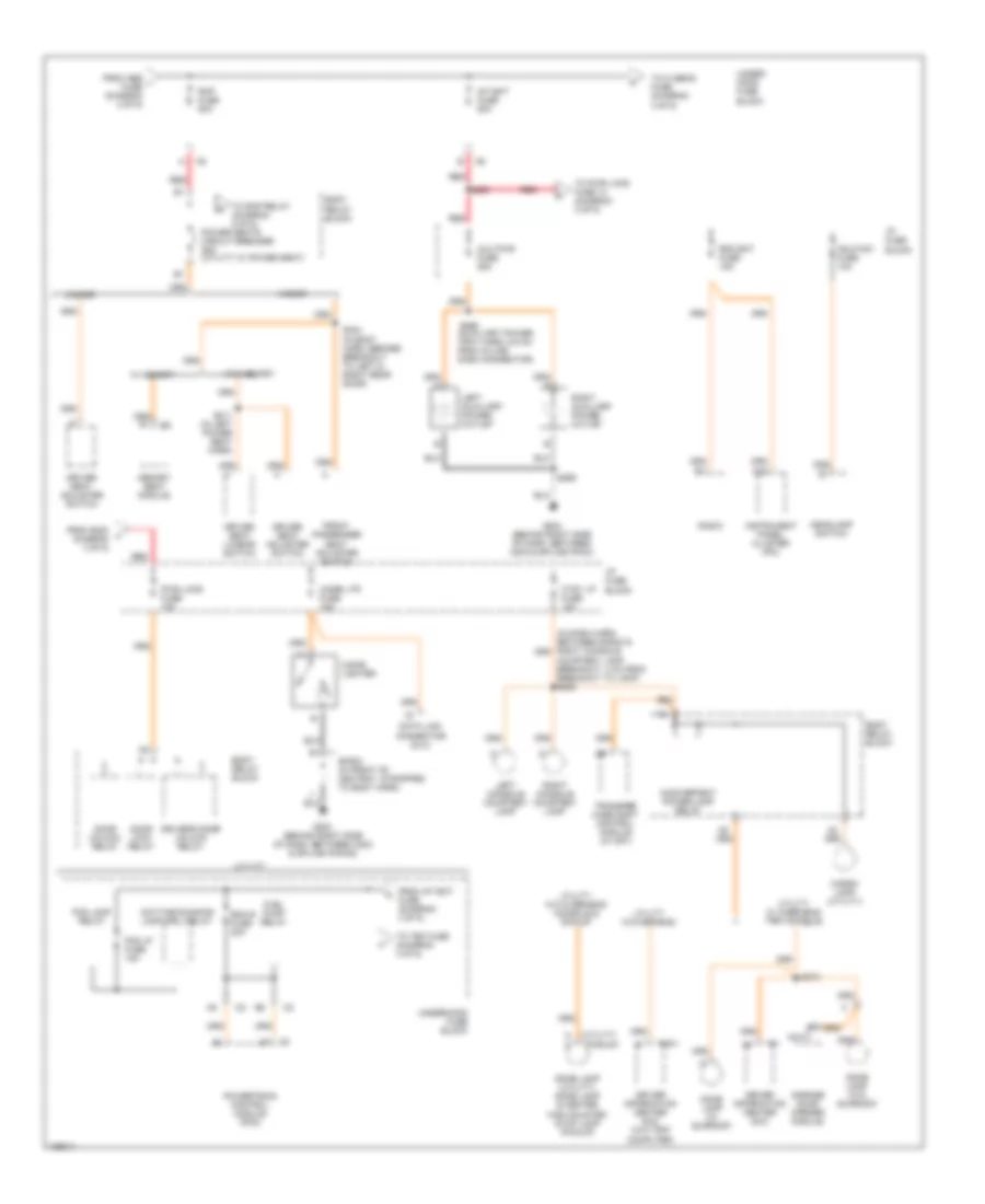 Power Distribution Wiring Diagram 3 of 5 for Chevrolet S10 Pickup 2004