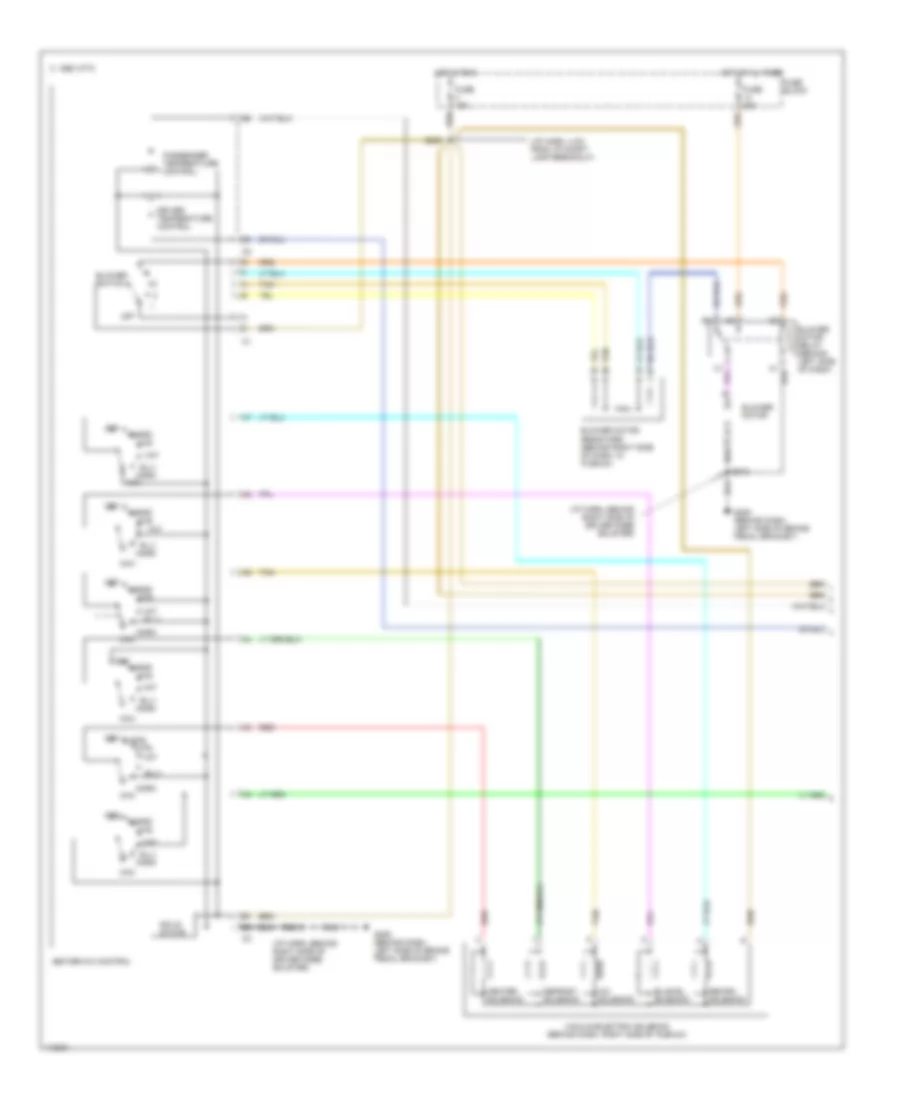 Manual A C Wiring Diagram Dual Zone A C 1 of 2 for Chevrolet Lumina 1999
