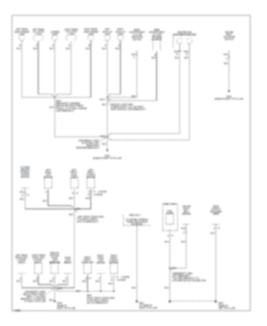 Ground Distribution Wiring Diagram (3 of 3) for Chevrolet Lumina 1999