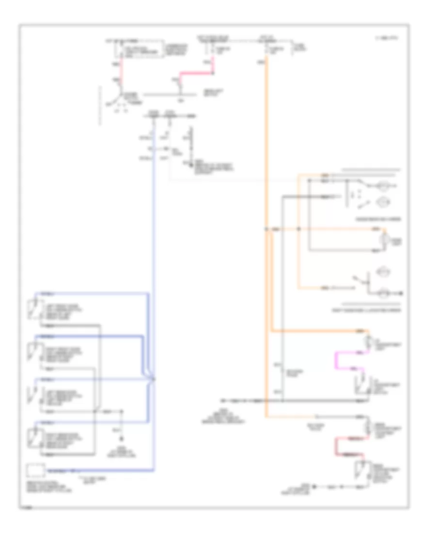 Courtesy Lamps Wiring Diagram for Chevrolet Lumina 1995