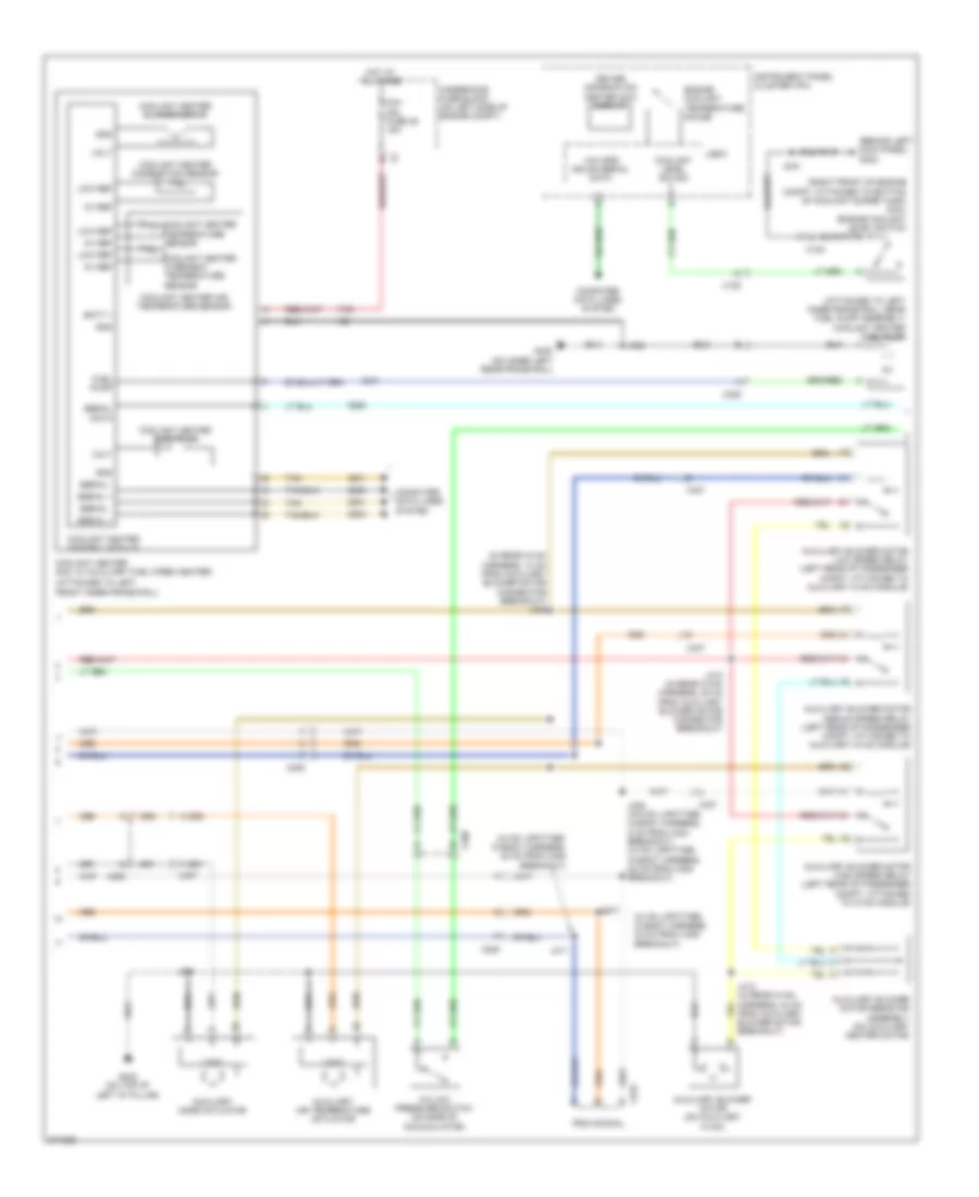 Manual AC Wiring Diagram, Passenger Van (2 of 3) for Chevrolet Cutaway G3500 2012