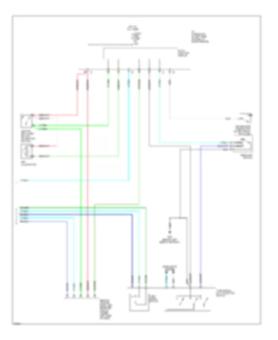Exterior Lamps Wiring Diagram Notchback 3 of 3 for Chevrolet Aveo 2008
