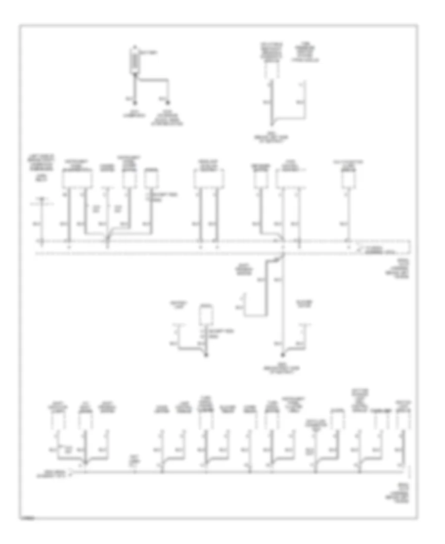 Ground Distribution Wiring Diagram Hatchback 1 of 3 for Chevrolet Aveo 2008