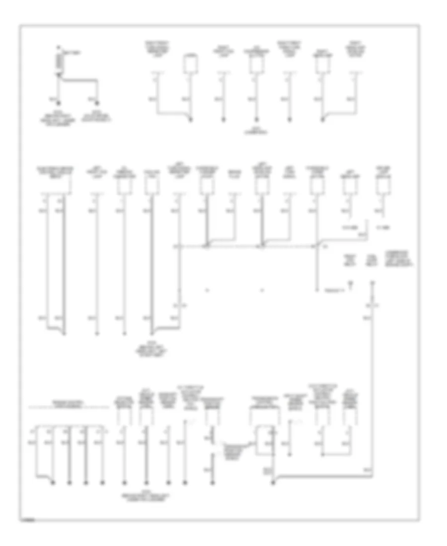 Ground Distribution Wiring Diagram, Notchback (1 of 3) for Chevrolet Aveo 2008