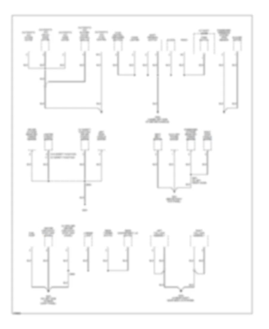 Ground Distribution Wiring Diagram, Notchback (3 of 3) for Chevrolet Aveo 2008